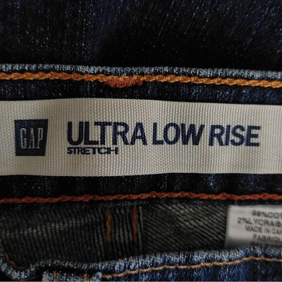 Gap Vintage Ultra Low Rise Stretch BootCut Jeans Size 8.  NWOT - Picture 4 of 7